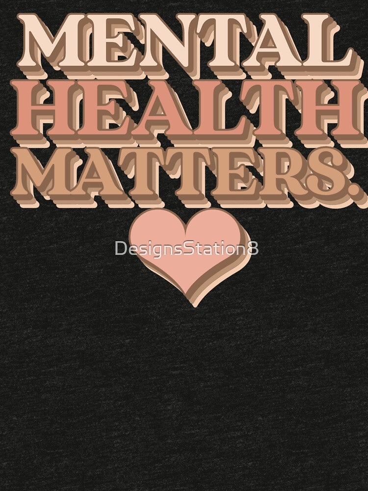Mental Health Matters Mental Health Awareness Love by DesignsStation8 T-Shirts, Hoodie, Sweatshirt (Image 3)