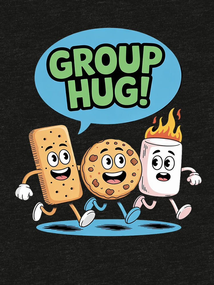 Group Hug Marshmallow Campfire Smores Funny Camping 1 by VerseFarm T-Shirts, Hoodie, Sweatshirt | BlankRebels.com (Image 3)