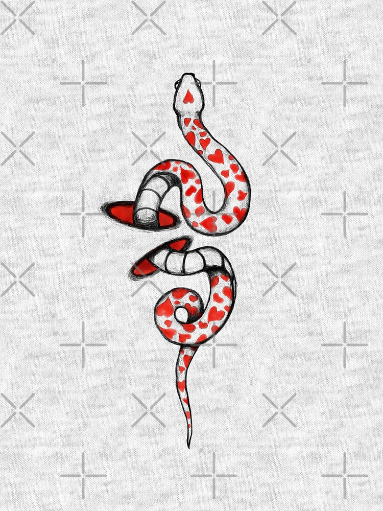 Spotted Heart Snake by KittiChaw T-Shirts, Hoodie, Sweatshirt | BlankRebels.com (Image 3)