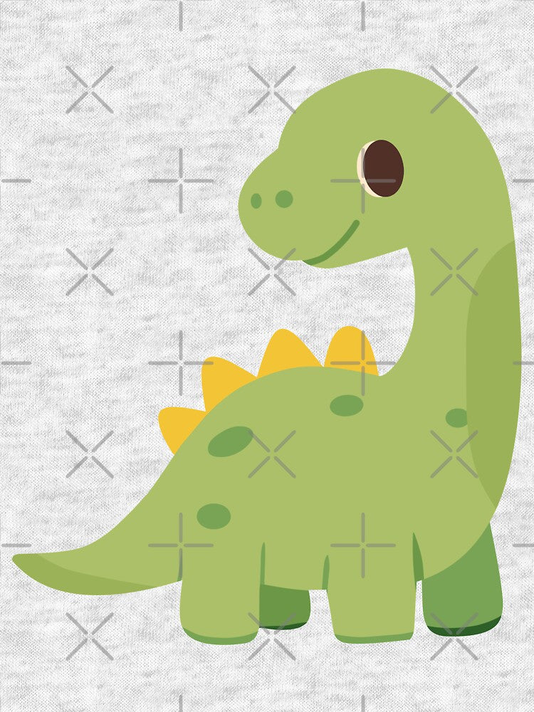 Cute Green Cartoon Dinosaur Illustration by IN Tales T-Shirts, Hoodie, Sweatshirt | BlankRebels.com (Image 3)