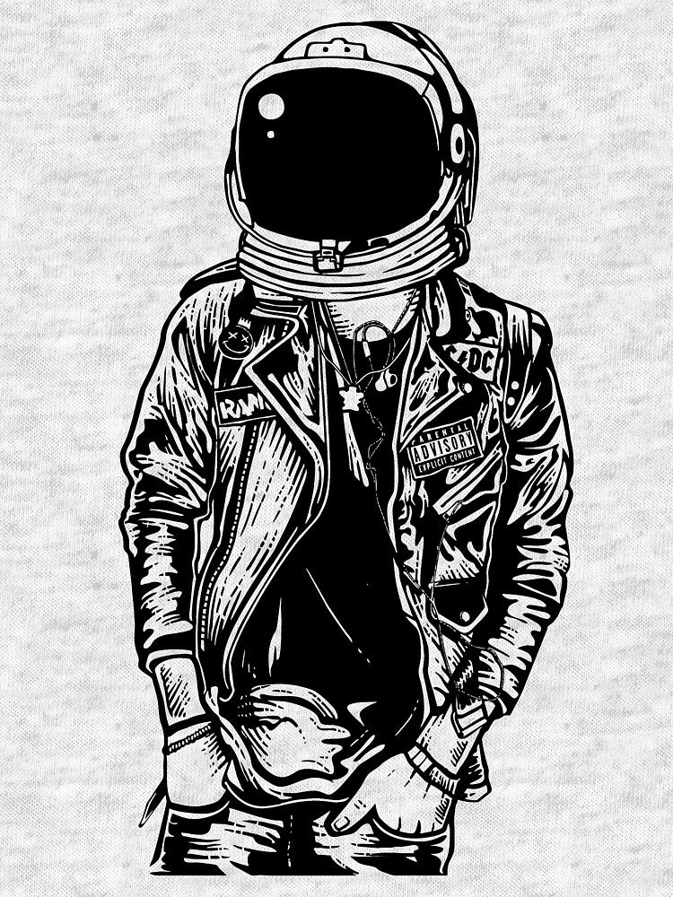 Astronaut punkster by Taz-Clothing T-Shirts, Hoodie, Sweatshirt | BlankRebels.com (Image 3)