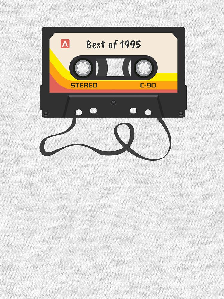 1995 Retro Birthday Music Cassette Tape by TypeFace-Art T-Shirts, Hoodie, Sweatshirt | BlankRebels.com (Image 3)