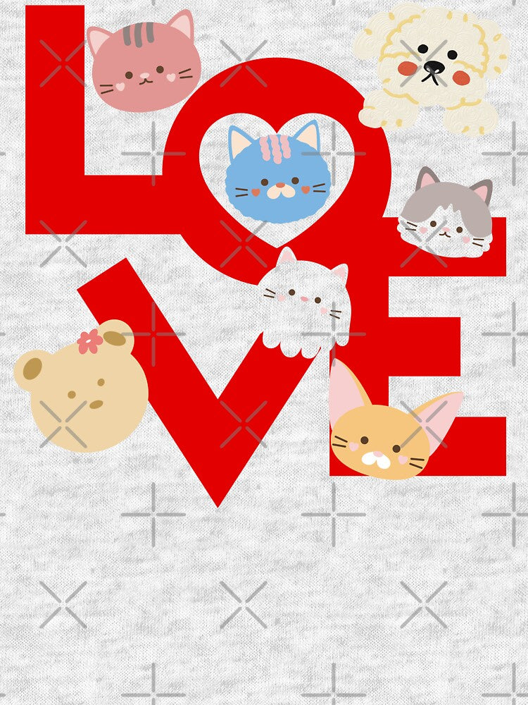 LOVE: Love Means Cats by AlienTechs T-Shirts, Hoodie, Sweatshirt | BlankRebels.com (Image 3)