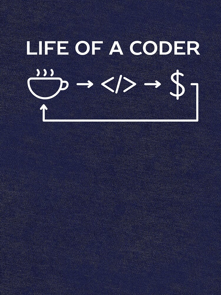 Life Of A Coder Funny Humor by happinessinatee T-Shirts, Hoodie, Sweatshirt | BlankRebels.com (Image 3)