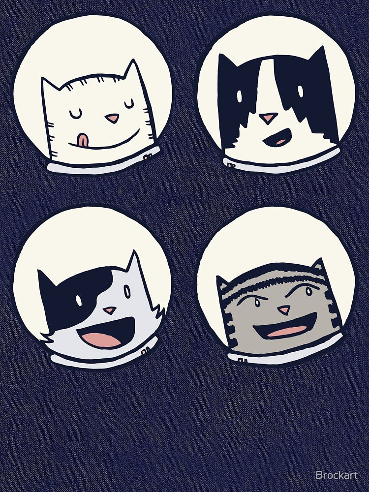 CatStronauts-Team Heads! by Brockart T-Shirts, Hoodie, Sweatshirt | BlankRebels.com (Image 3)