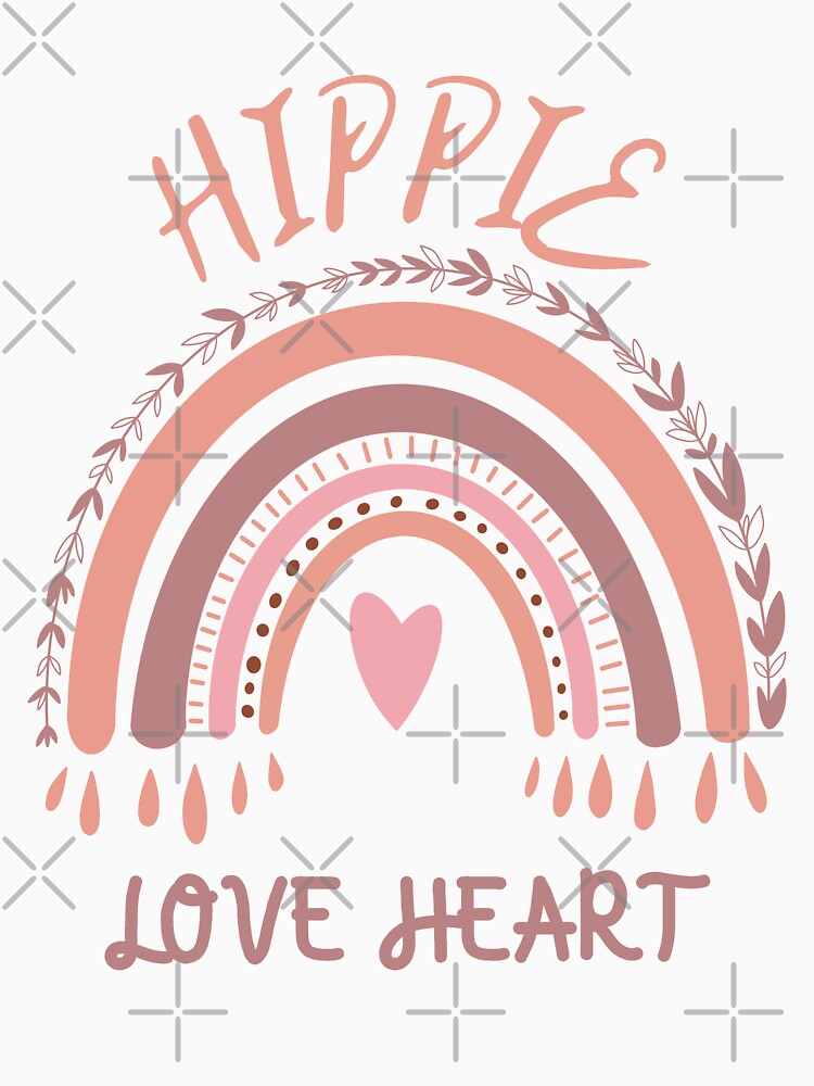 Hippie Loveheart by Destine99 T-Shirts, Hoodie, Sweatshirt | BlankRebels.com (Image 2)