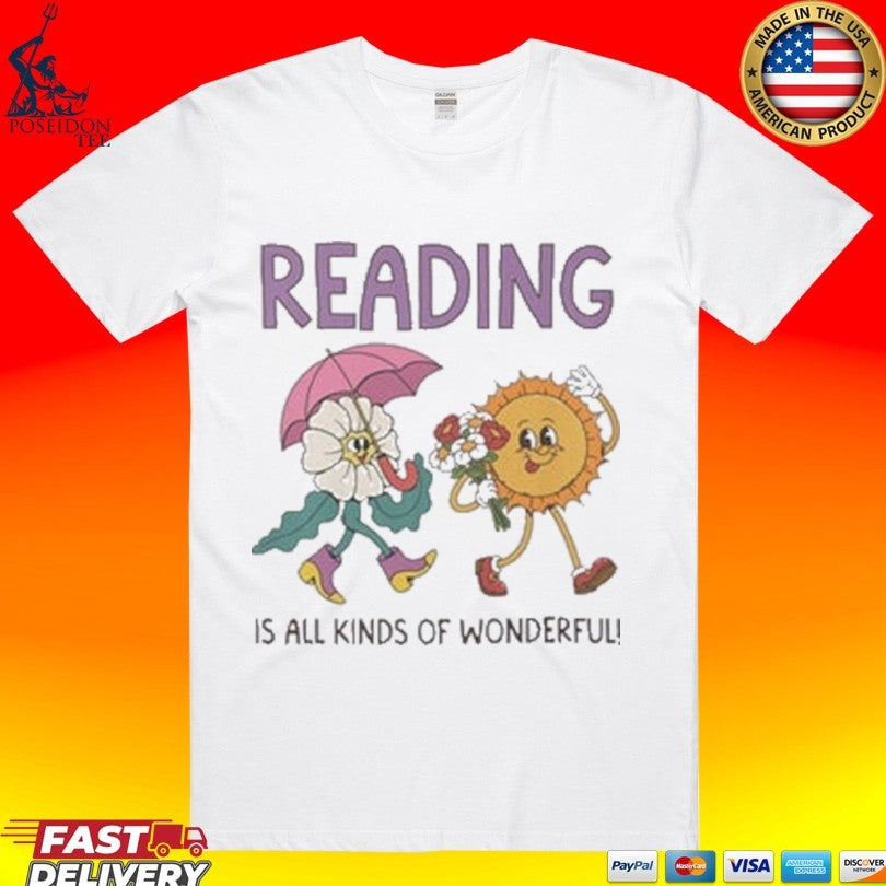 Reading Is All Kinds Of Wonderful Teacher Team T-shirt