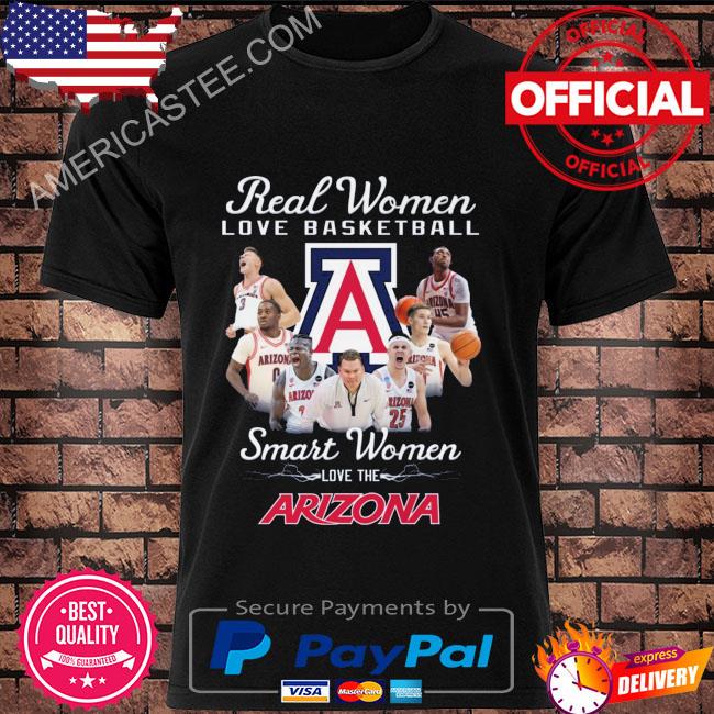 Real women love basketball smart women loves the Arizona Wildcats 2023 shirt