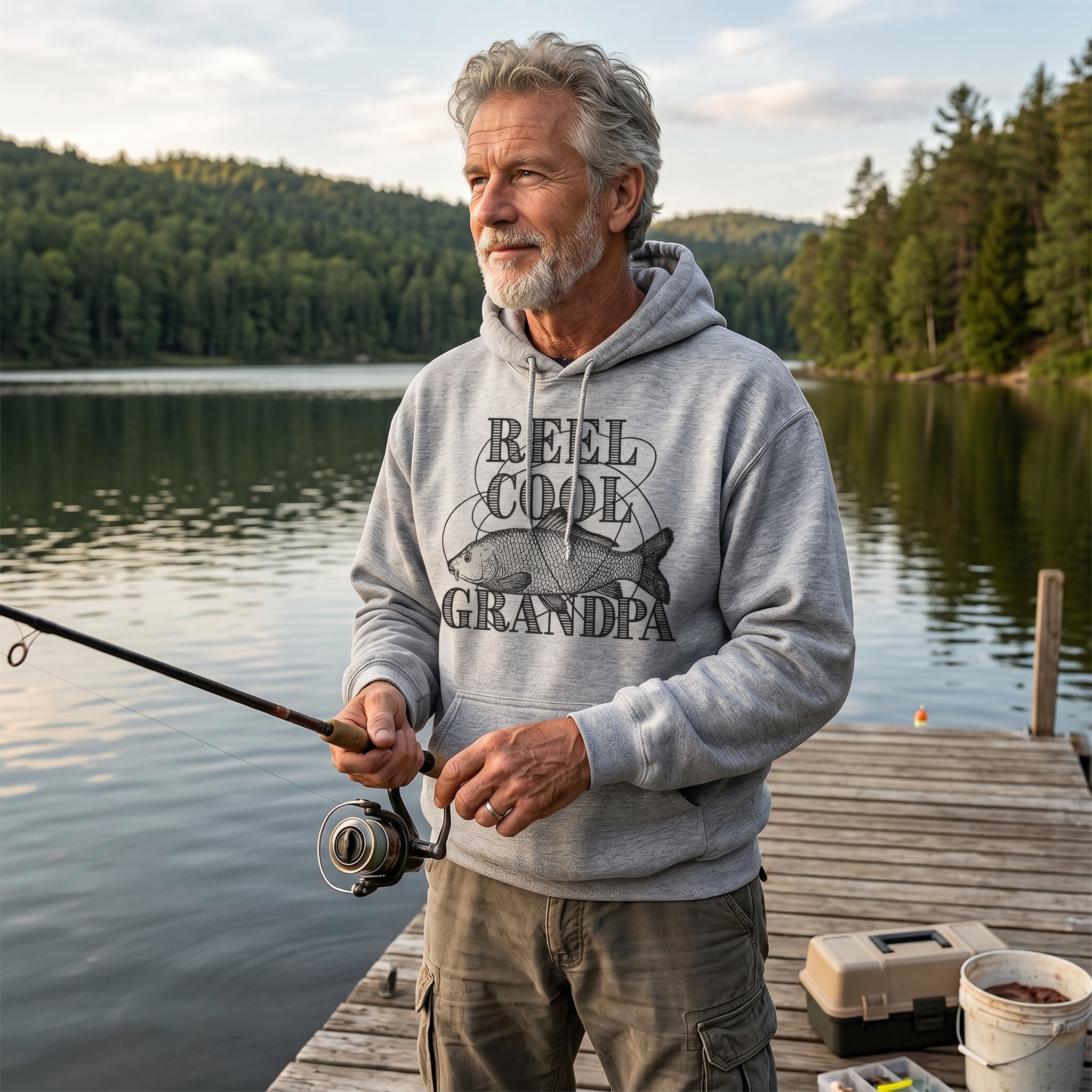 Reel Cool Grandpa Hoodie