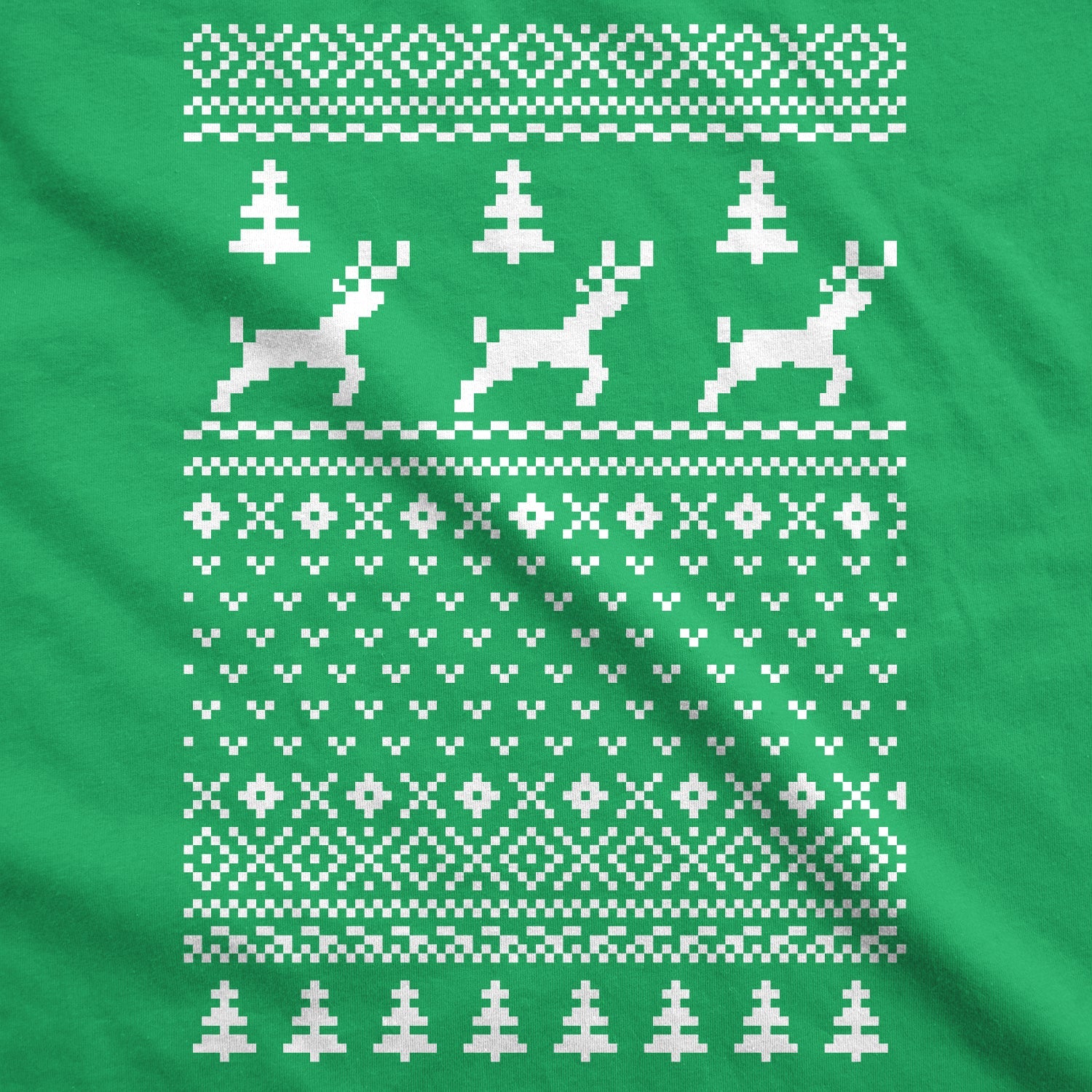 Reindeer Ugly Christmas Sweater Men's T Shirt