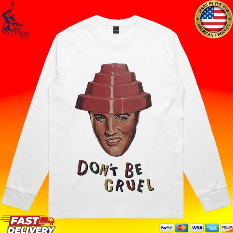 Retro Elvis Presley Devo Hat Don’t Be Cruel Pop Art T-shirt