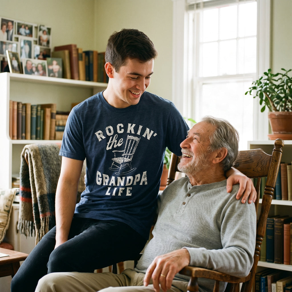 Rockin The Grandpa Life Men's T Shirt