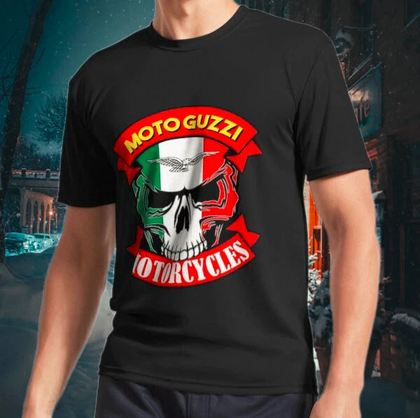 NEW! Moto Guzzi Motorcycles Logo Long Sleeve T-Shirt Funny Size S to 5XL