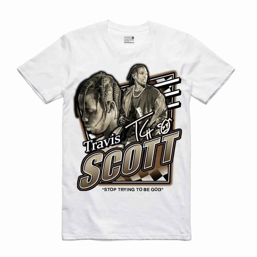 BRAND NEW Streetwear on Demand MOTION TRAVIS SCOTT WHITE Tee Shirt SMALL-3XLARGE