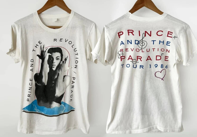 Vintage Styles 1986 Prince and The Revolution Parade Tour Vintage T-Shirt
