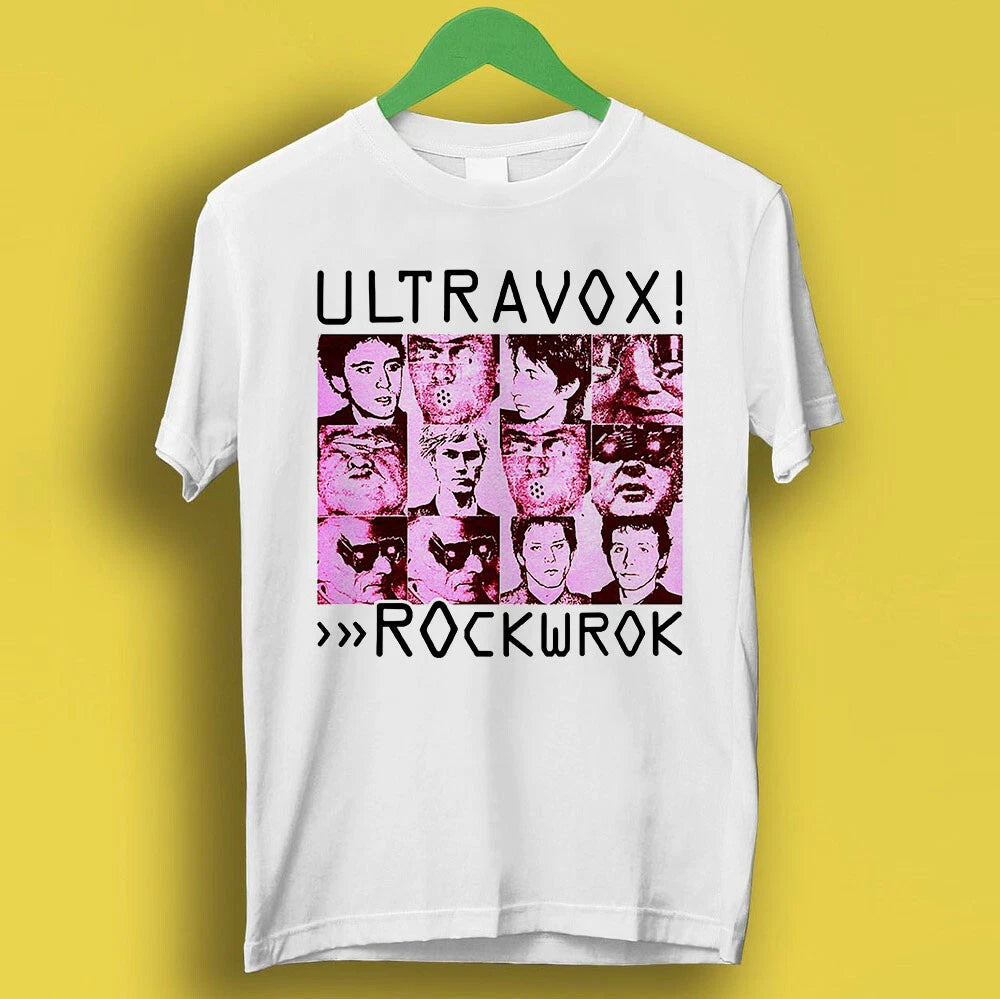 Ultravox Rockwrok New Wave Pop Retro Cool Top Gift Tee T Shirt P1268
