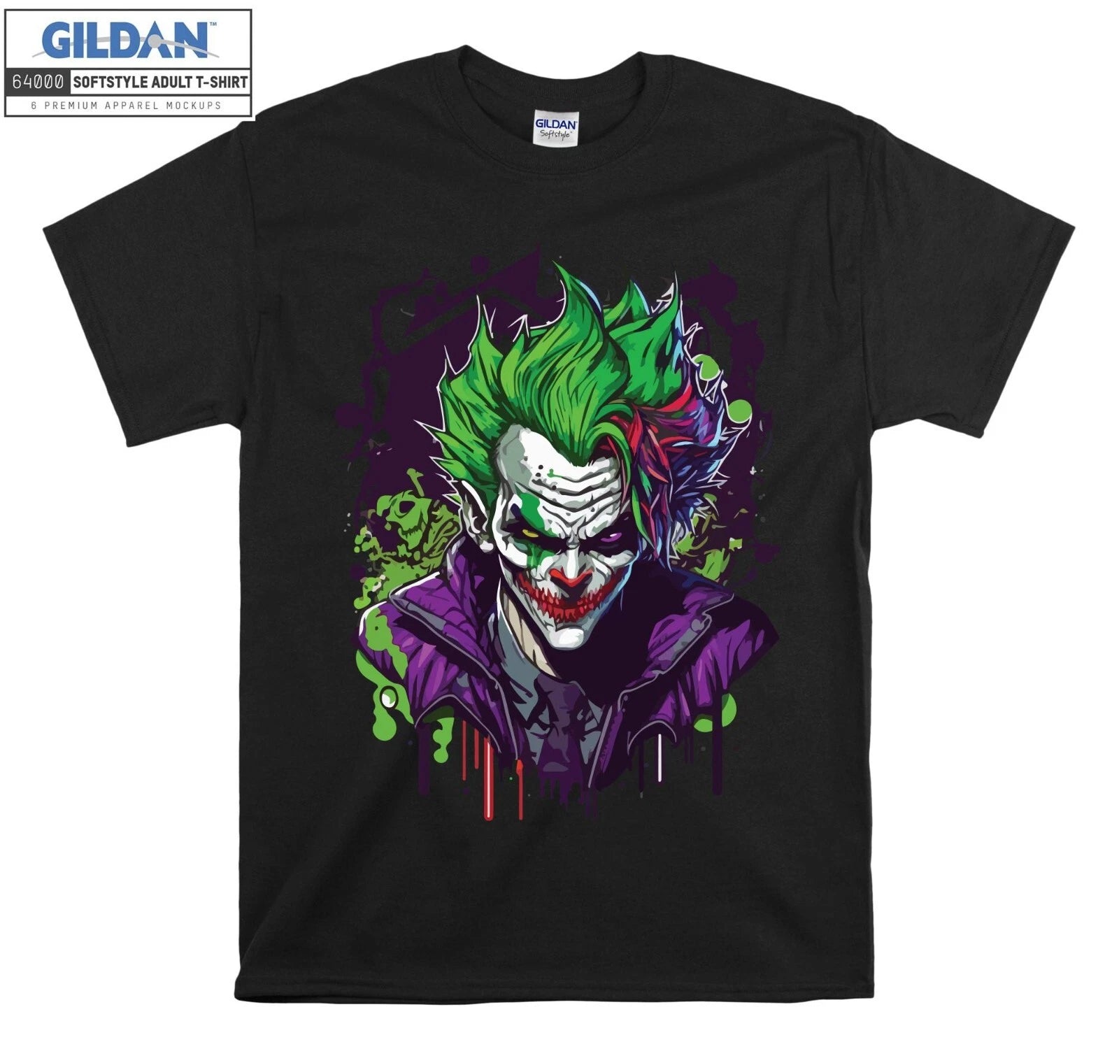 Design Joker Bad Smile T-shirt Gift Hoodie Tshirt Men Women Unisex E755