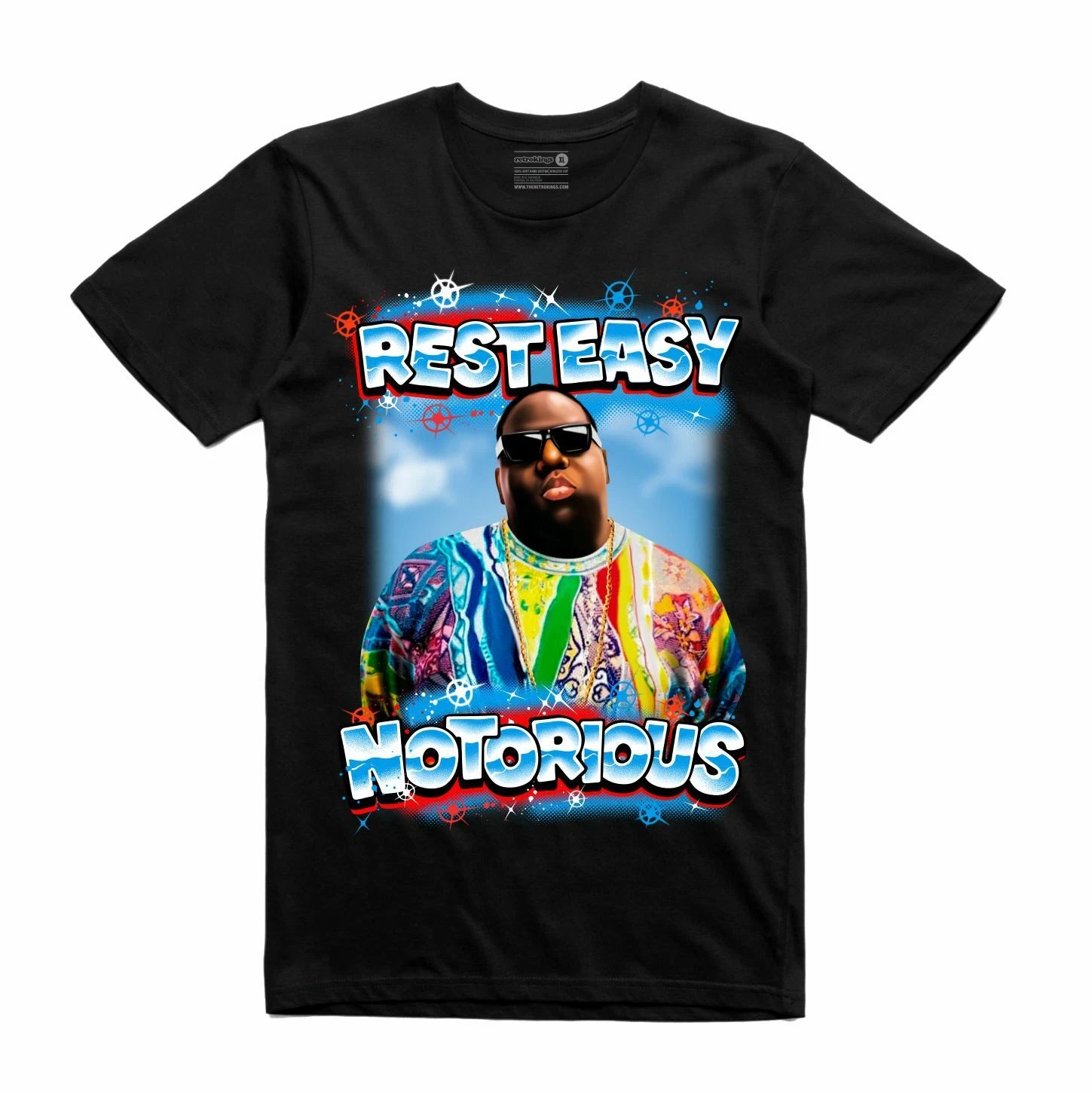 NEW Streetwear on Demand NOTORIOUS REST EASY BLACK Tee Shirt SMALL-3XLARGE