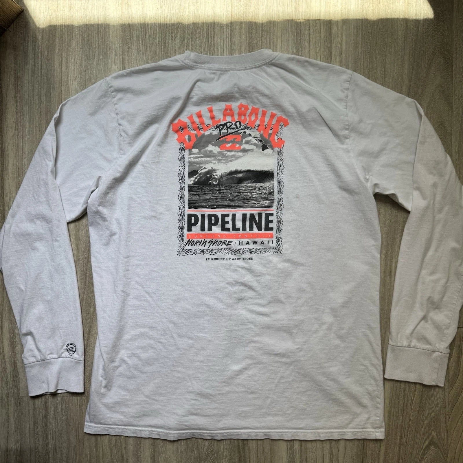 Billabong Pro Pipeline Northshore Hawaii Surfing Contest Poster Long Sleeve Tee