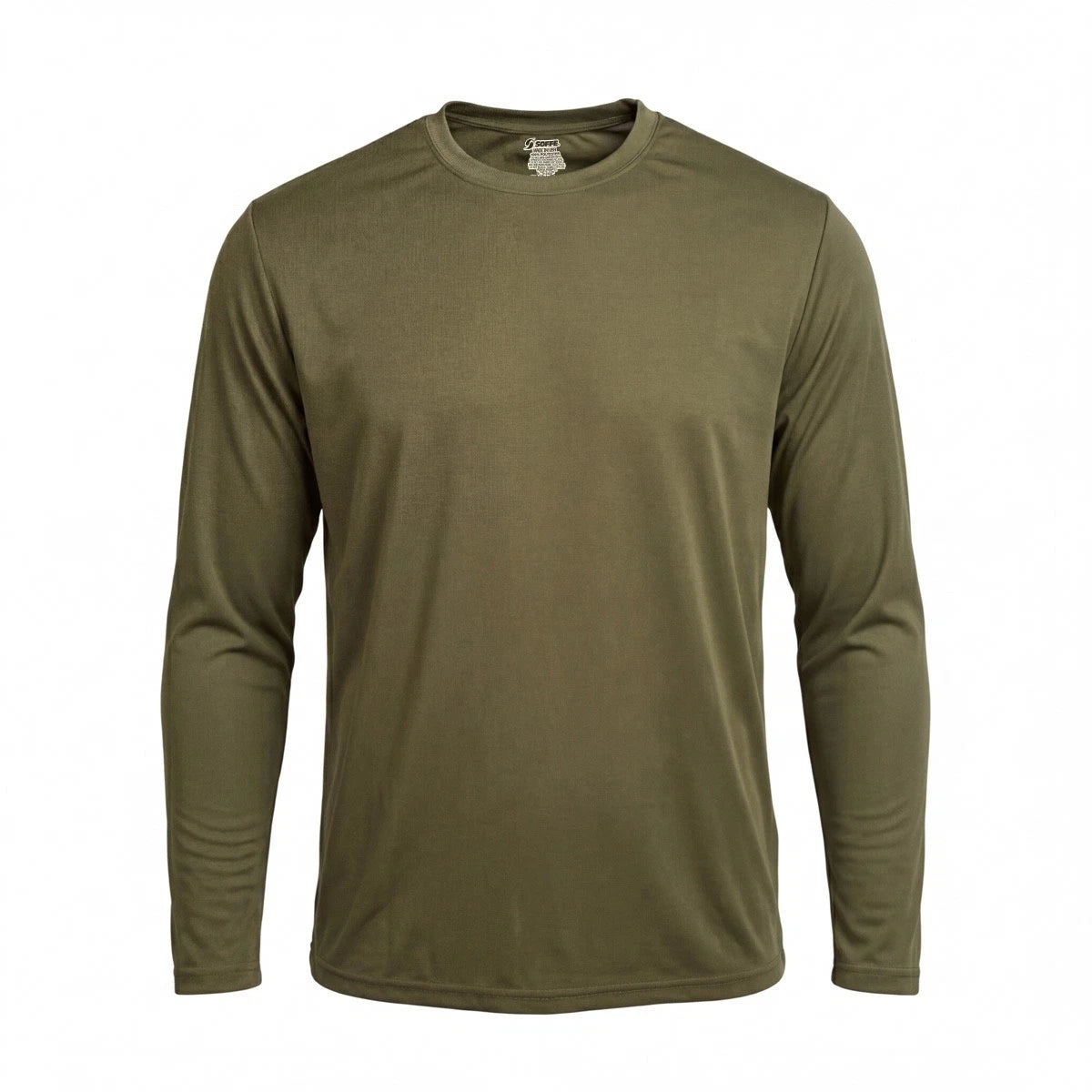 Marine Performance and Military-Style Long Sleeve T-Shirt - 100% Polyester - New