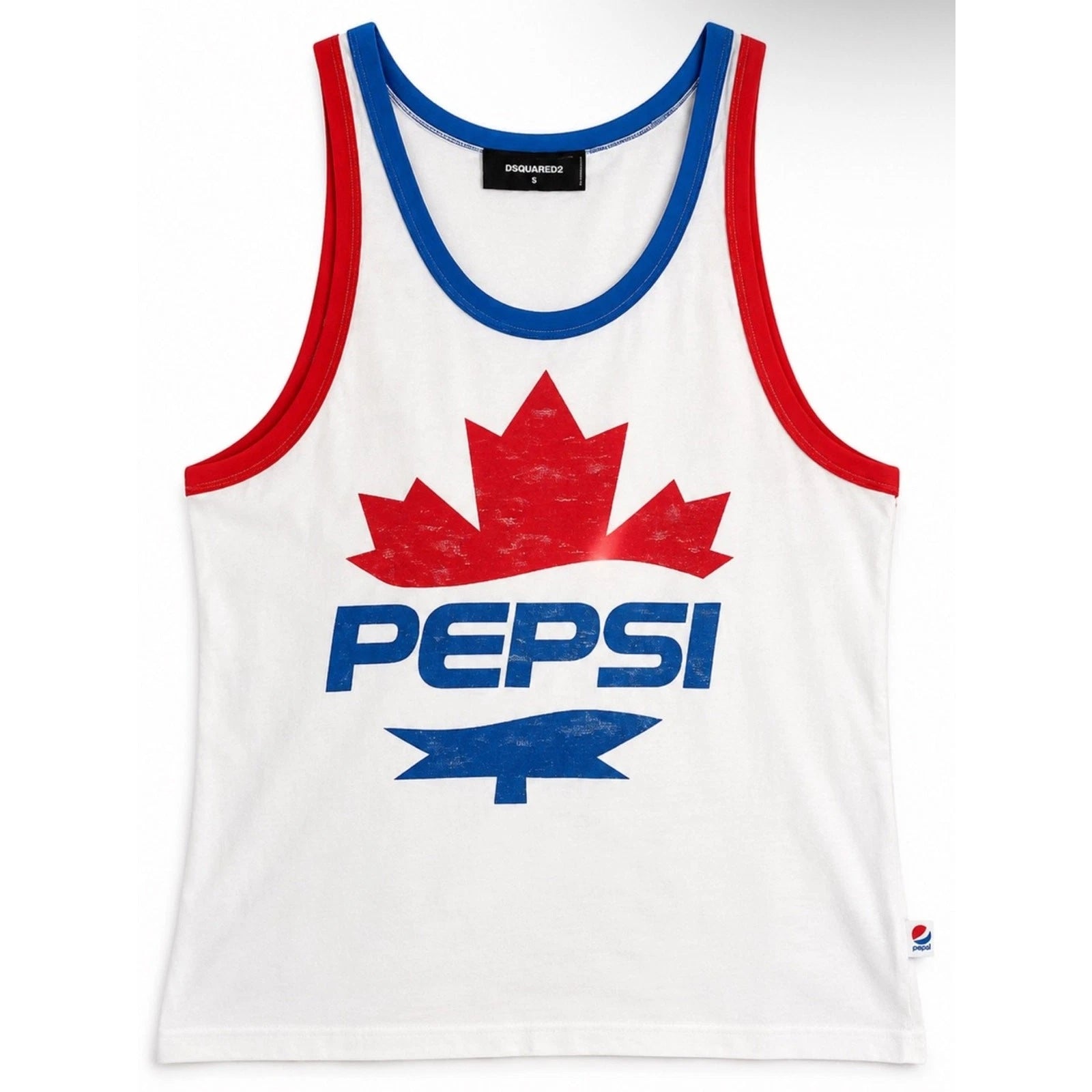 Dsquared2 White Pepsi Edition Cool Fit Tank Top Men’s Size Small