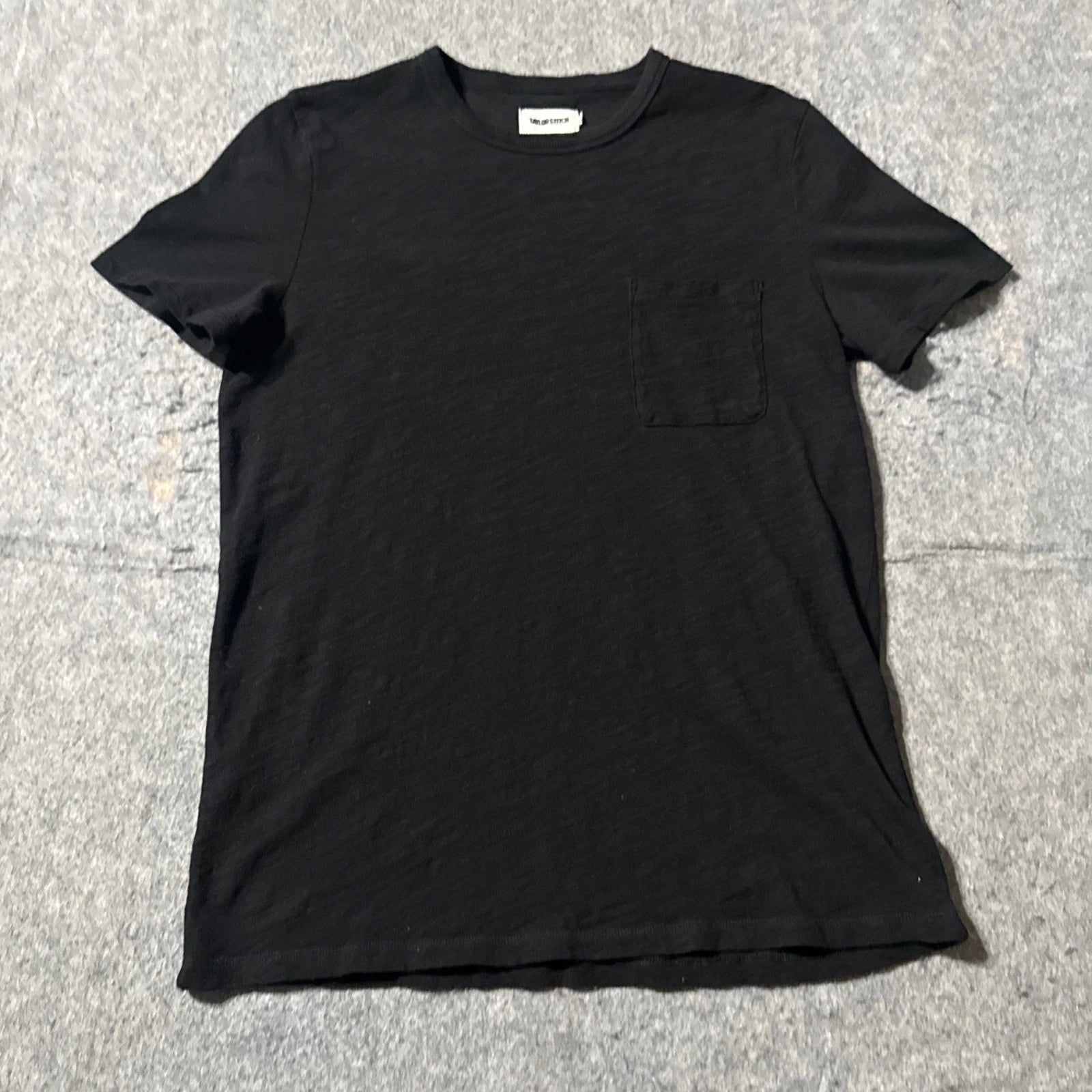 Taylor Stitch Pocket T Shirt Mens Size 40 M Black Streetwear Short Sleeves Tee