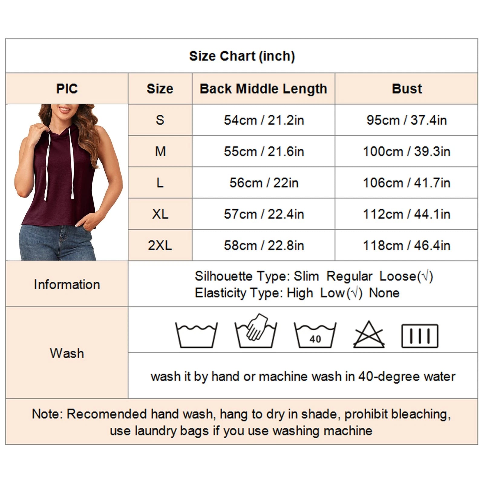 Women Sleeveless Hooded Tank Top Stylish And Comfortable For Gym Excellent