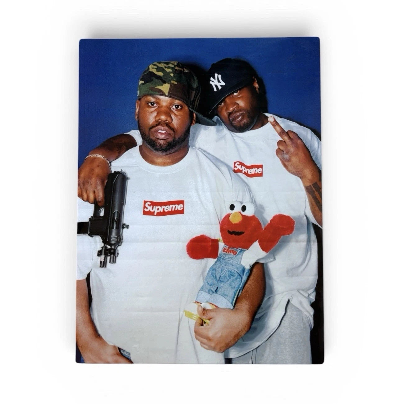 Vintage Supreme X Raekwon SS05 2005 Poster Sticker Wu-Tang Clan Elmo Box Tee