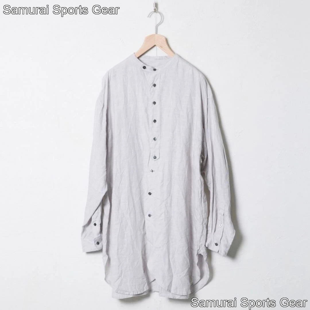 Vlas Blomme Tunic Shirt, Natural Pure Linen, Relaxed Fit, Casual Daily Wear
