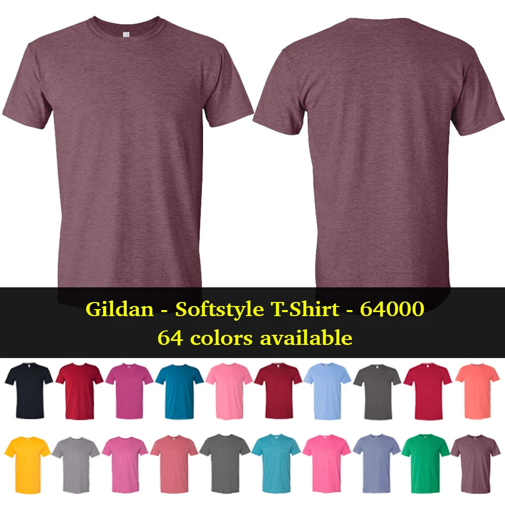 Gildan - Softstyle T-Shirt - 64000 Basic Unisex Classic Fit T-Shirt