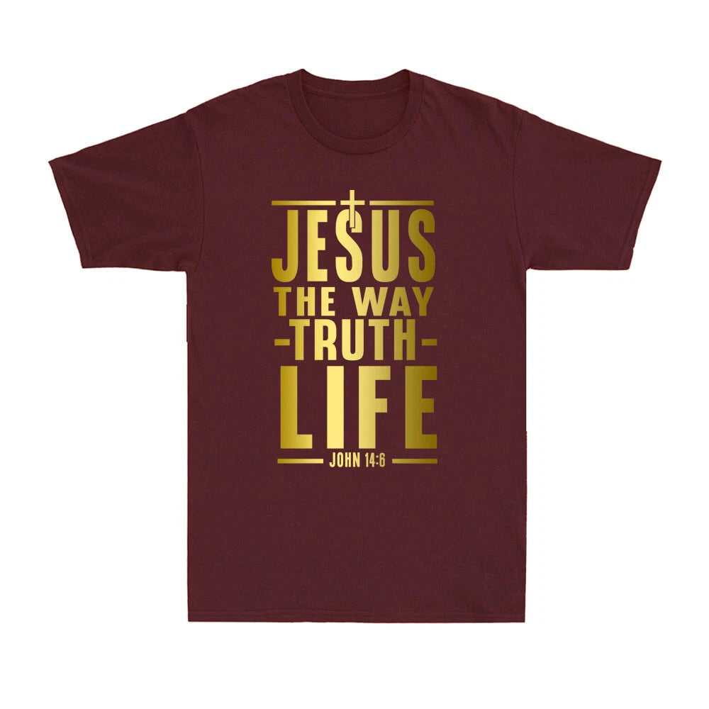 Jesus Christ Bible Tee Christian Gifts Religious Gifts Faith Cross Men's T-Shirt