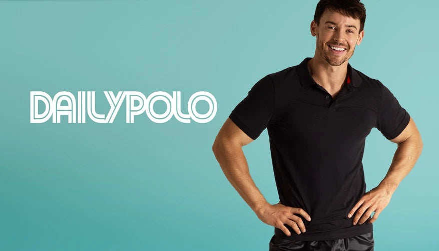 aussieBum Daily Polo Black Shirt