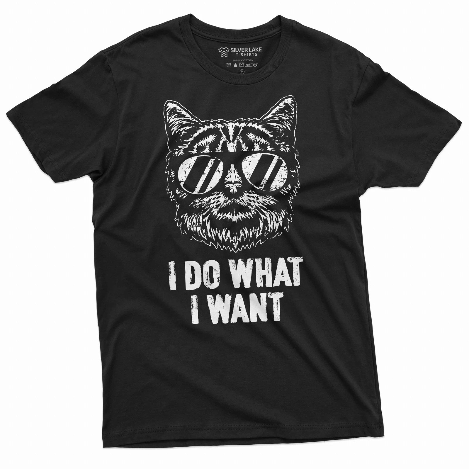 I do what I want cool cat shirt Funny Cat Shirt Cat Lover Shirt Cat Mom Gift Tee