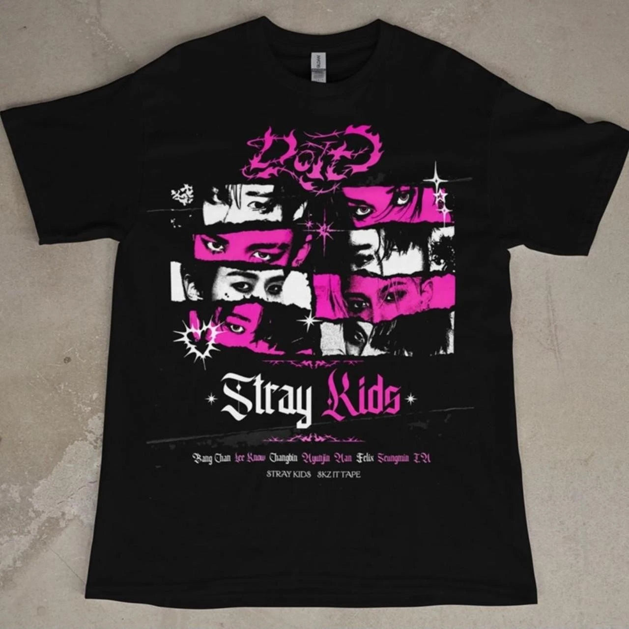KPOP Stray Kids Music Kpop Fan T Shirt All size S-5XL