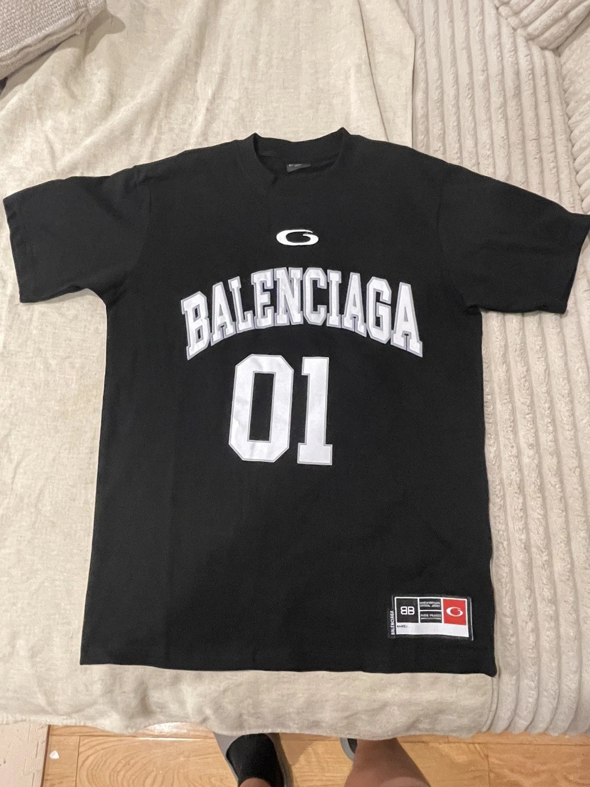 Balenciaga Men's Basketball Series Oversized T-shirt Size XS