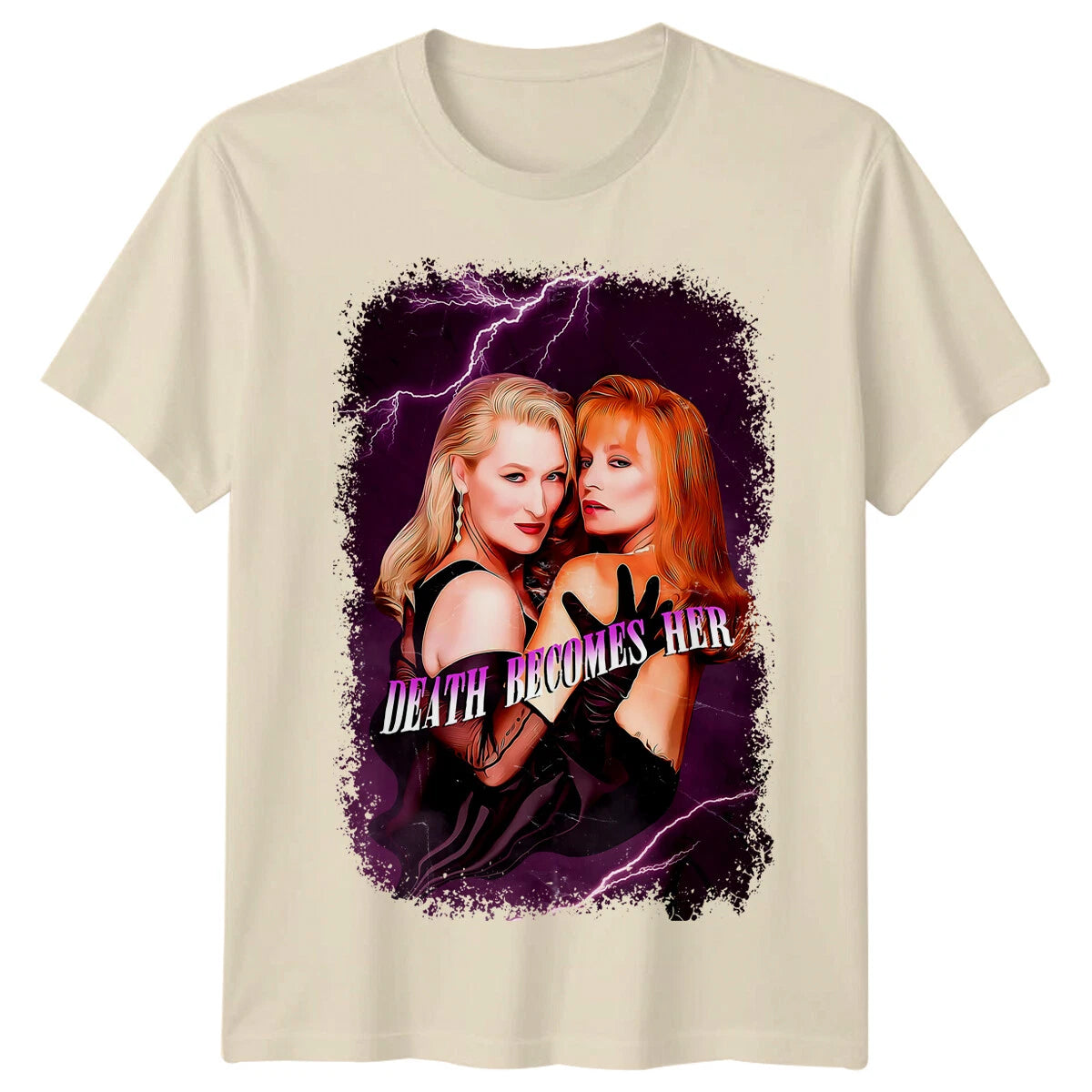 Death Becomes Her (1992) Movie Poster Inspired T-Shirt Retro 80s Tee