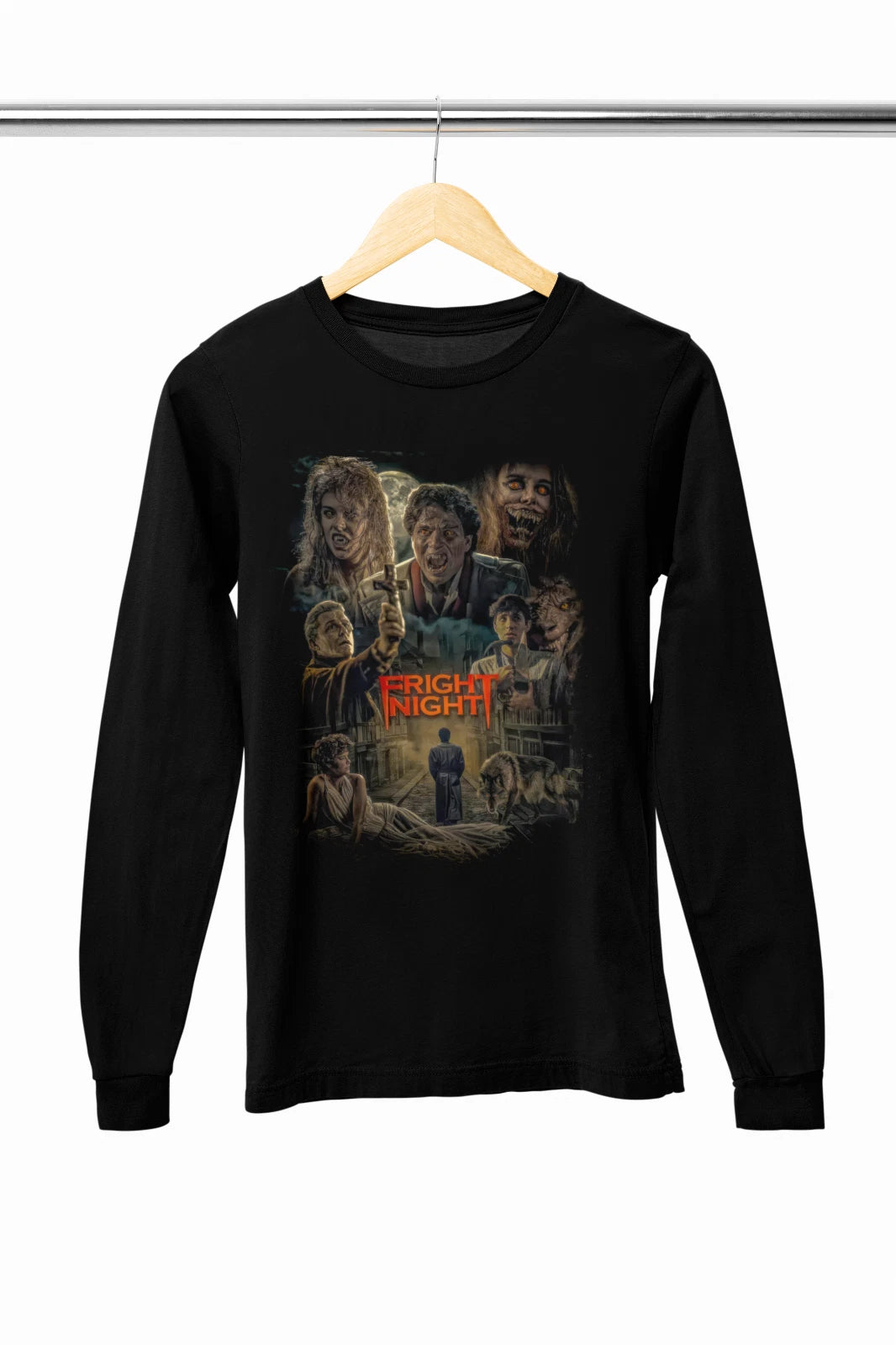 Fright Night - Movie Poster Long Sleeve T-Shirt