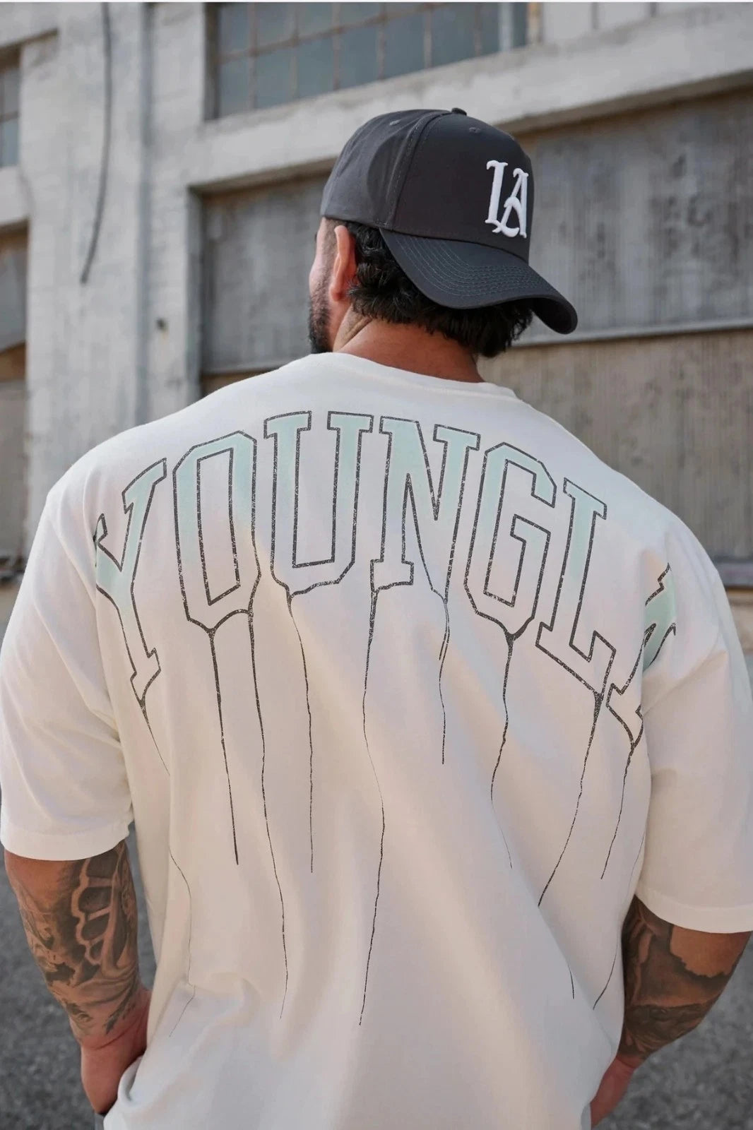 Printed Oversized Stylish Short Sleeved Cotton T-shirt Men & Women Gym Training