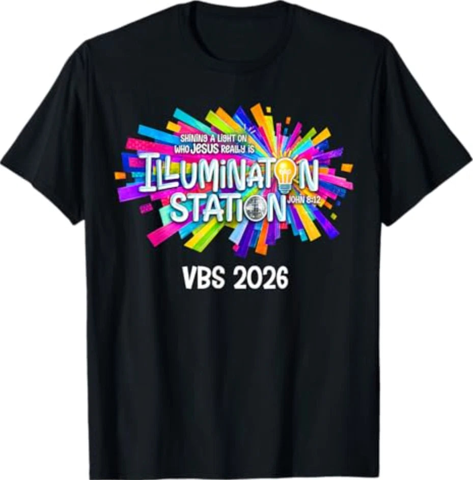 Illumination Station VBS 2026 Bible Jesus Christian Lights T-Shirt