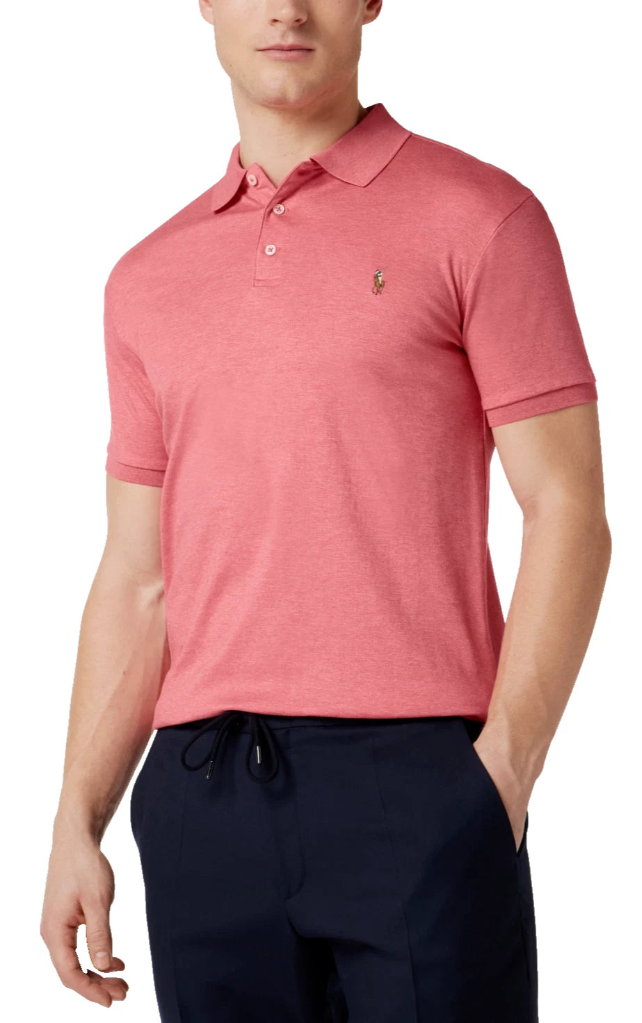 Polo Ralph Lauren Slim-Fit Polo Shirt Soft T-Shirt Pony Tee L