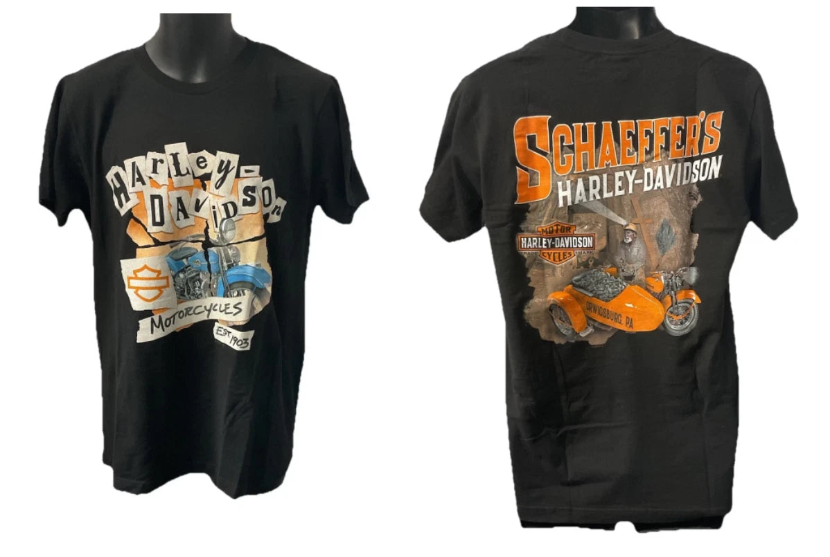 Harley Davidson Men's Ransom Short Sleeve T-Shirt Black S-5XL