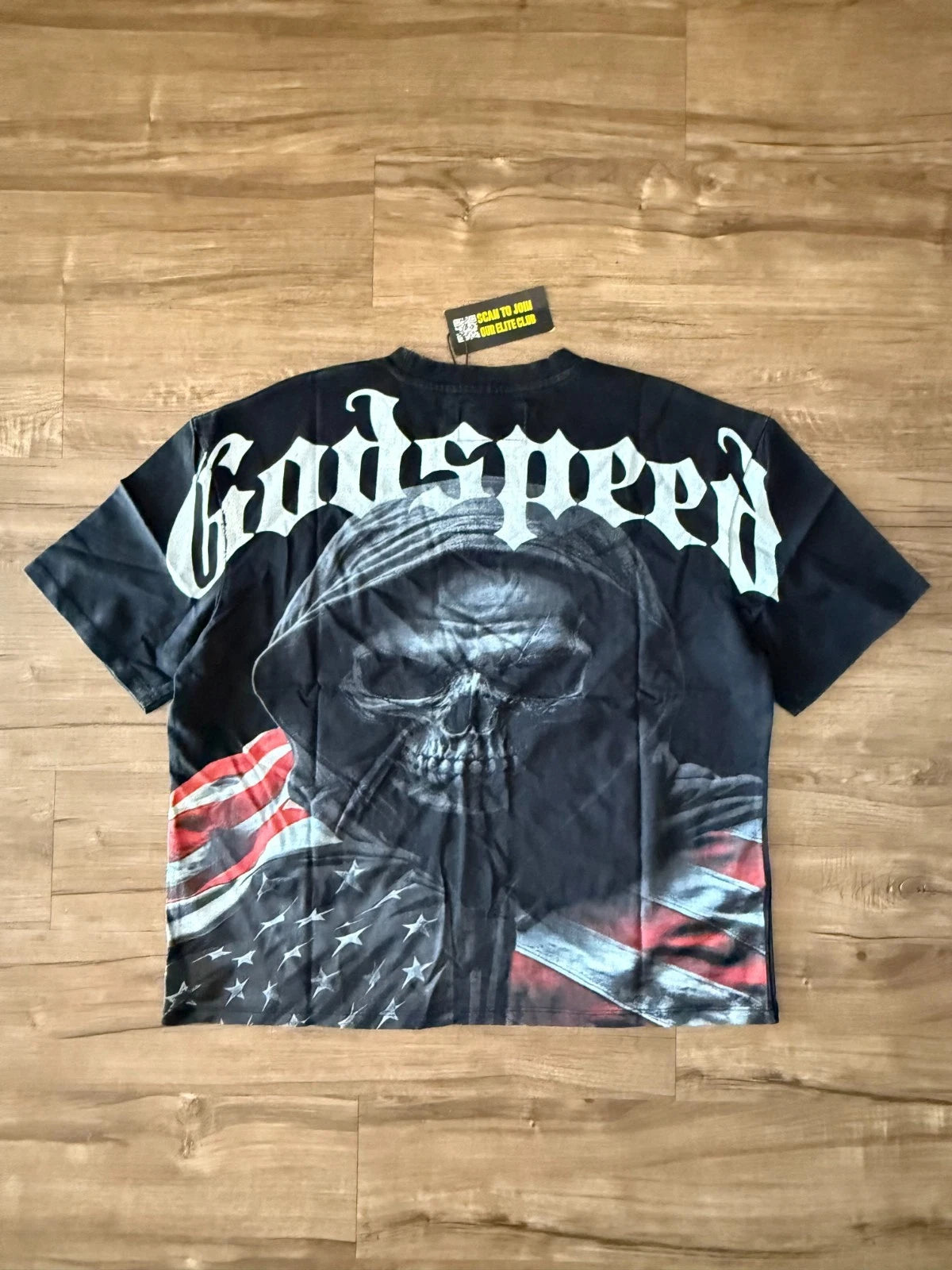 NEW Godspeed New York L.O.T.F. T-Shirt Black Men's Size XS-M FREE SHIPPING