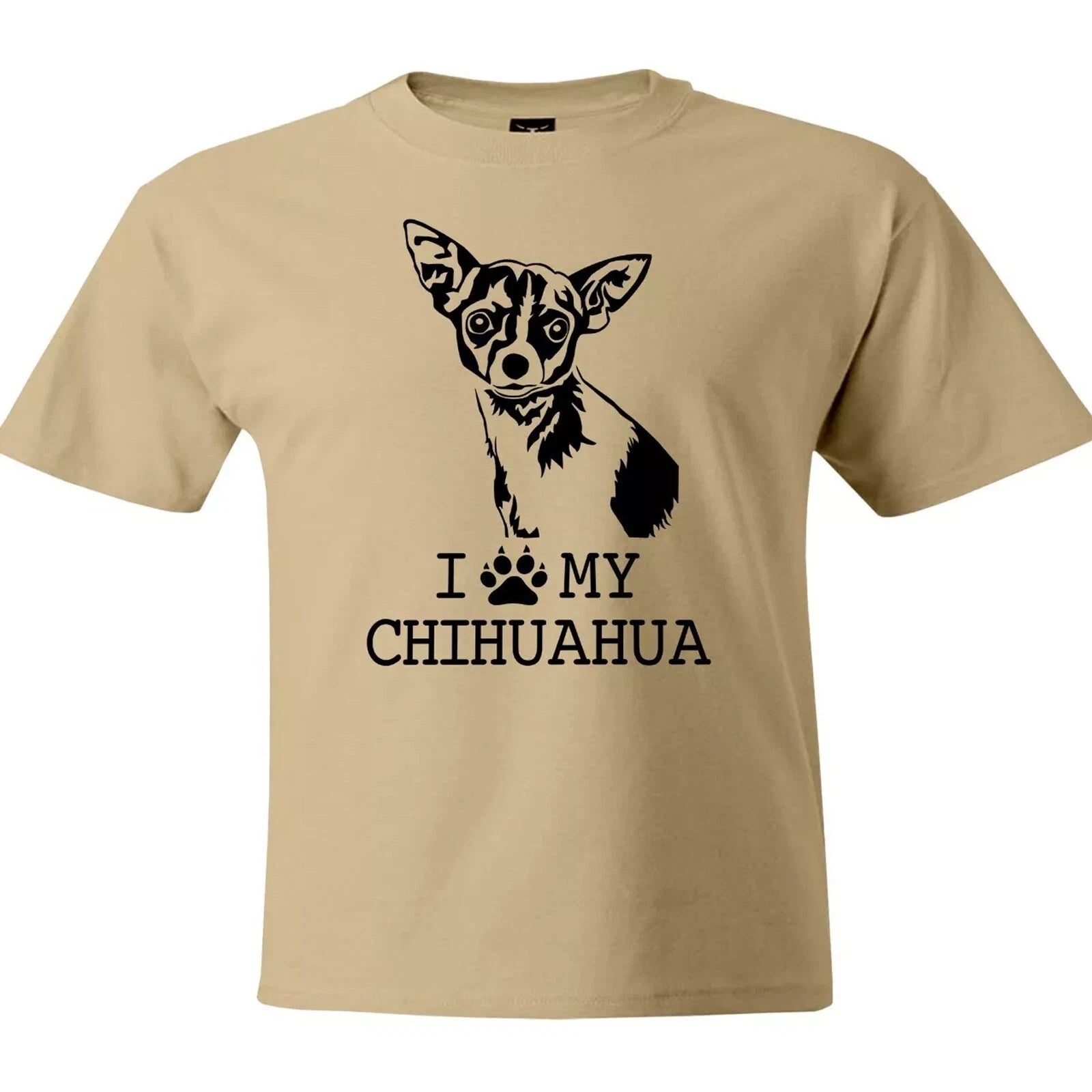 I Love My Chihuahua T-Shirt Chihuahua Dog Tee Gift Fur Mama I Love Dogs Shirt