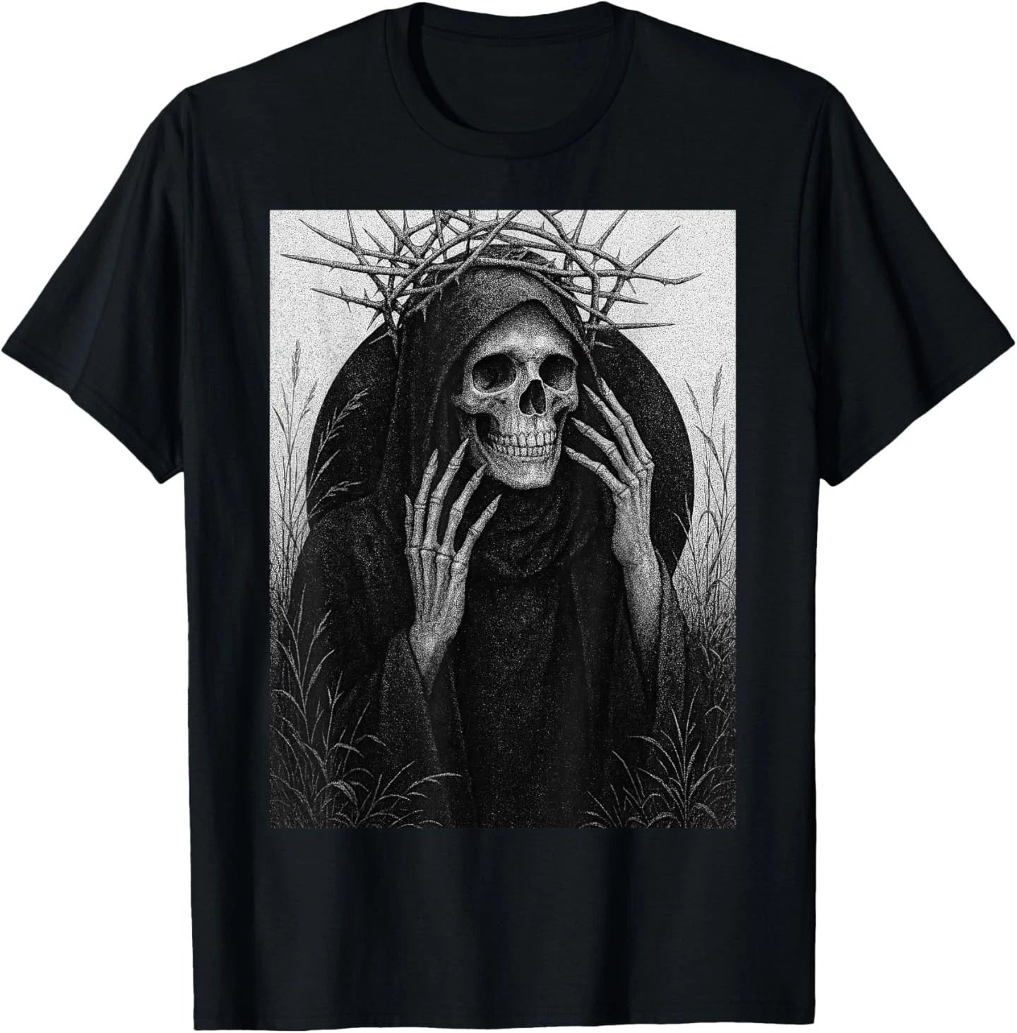 Occult Goth Gothic Alt Macabre Death Grim Reaper Dark Art T-Shirt