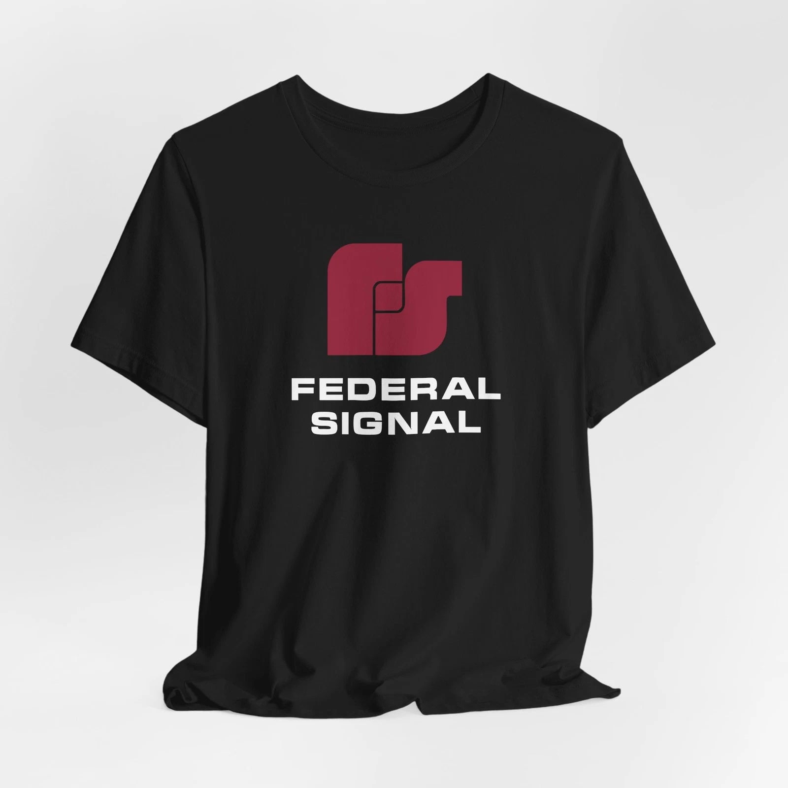 Federal Signal Logo T-Shirt Unisex Graphic Tee Black Navy Top S–5XL