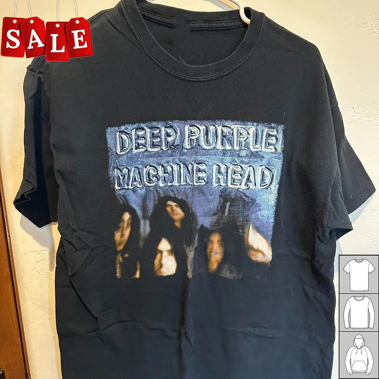 New Vintage Deep Purple Machine Head Christmas Gift Unisex S-5XL Shirt CA475