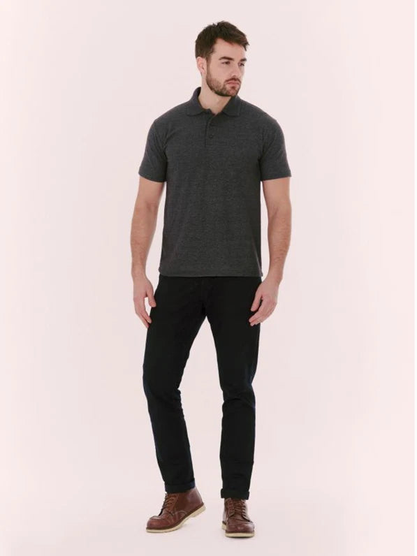UNEEK UX Polo Shirt Short Sleeve Top Casual Uniform 180GSM Knitted Collar UX1