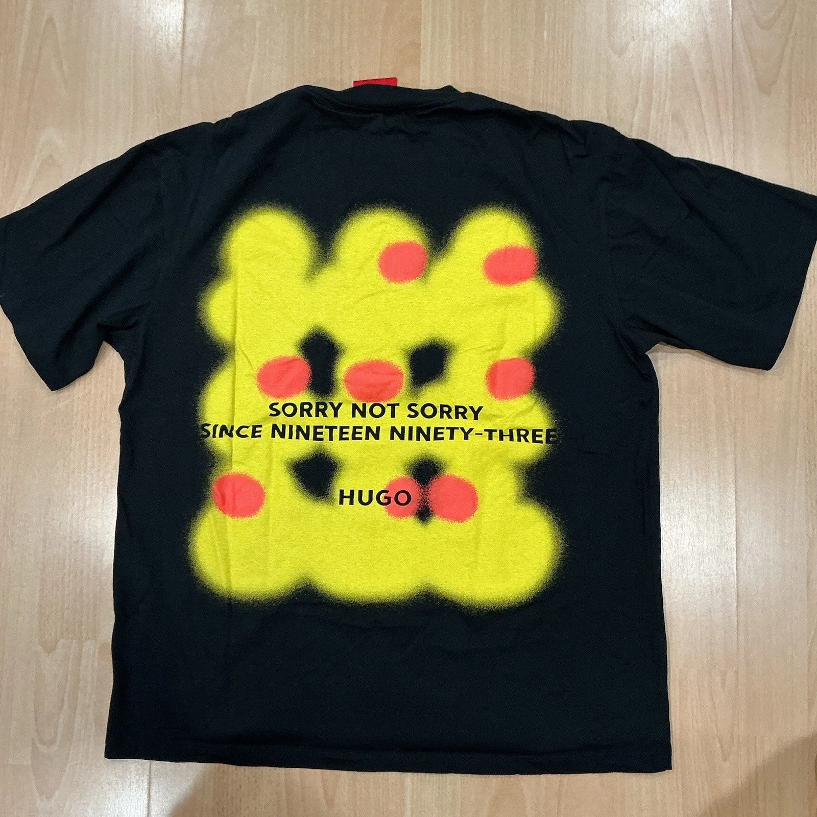 HUGO Cotton-Jersey T-Shirt with Graffiti-Inspired Duck Artwork
