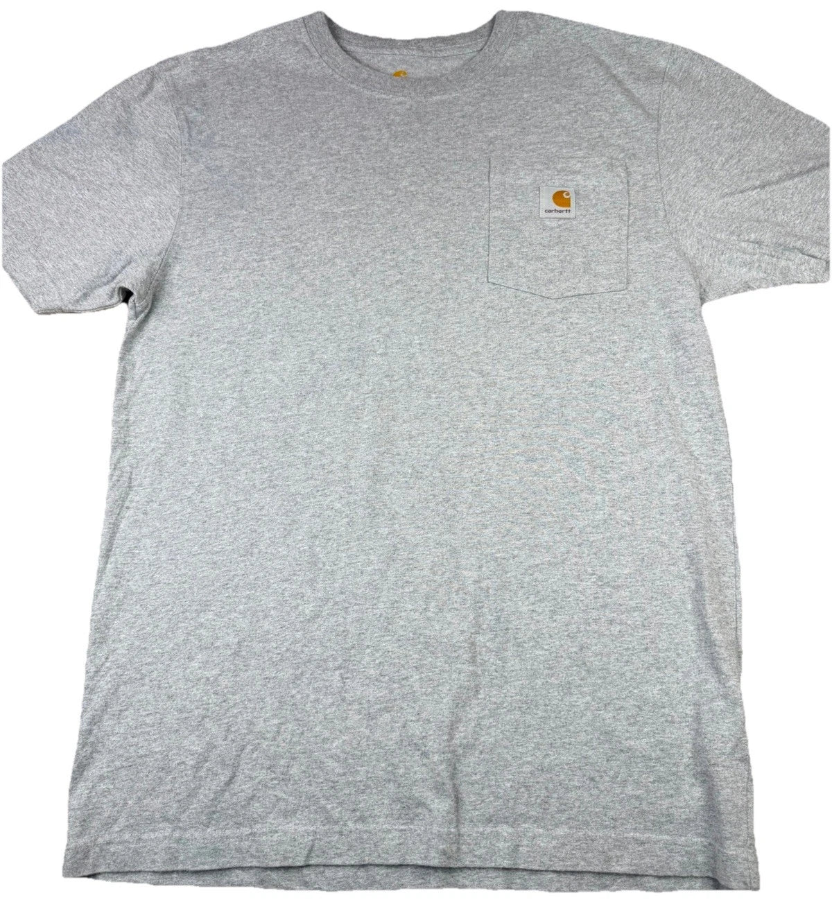 Carhartt Single Pocket Loose Fit Short Sleeve Gray T-Shirt Mens Size Small