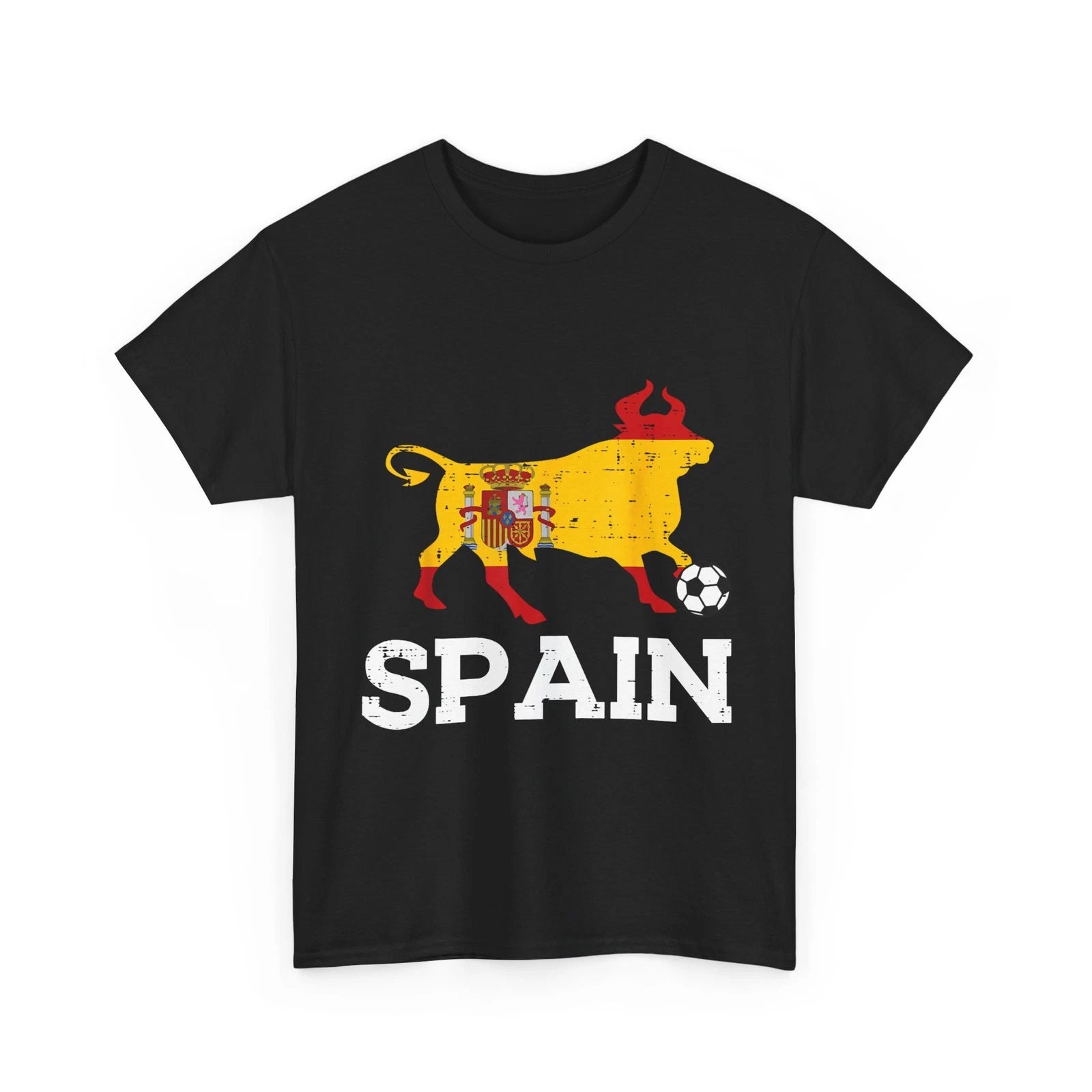 Spain Shirt, Spanish Bull Spain Flag Women Men Proud Shirt